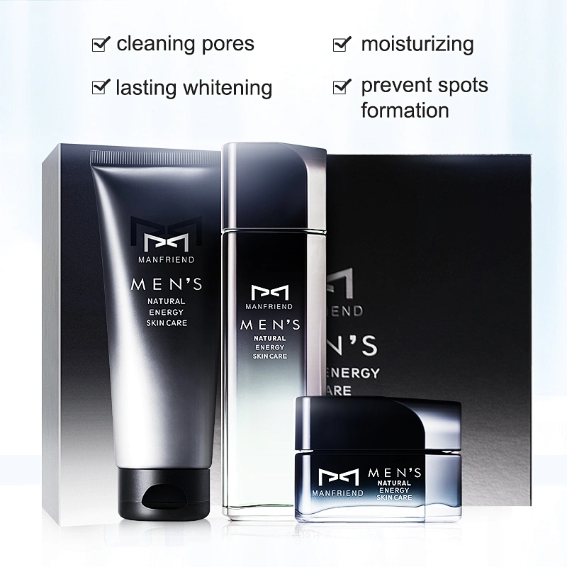 Hot Selling High Quality Professional Mens Face Whitening Private Label Skincare Care Set