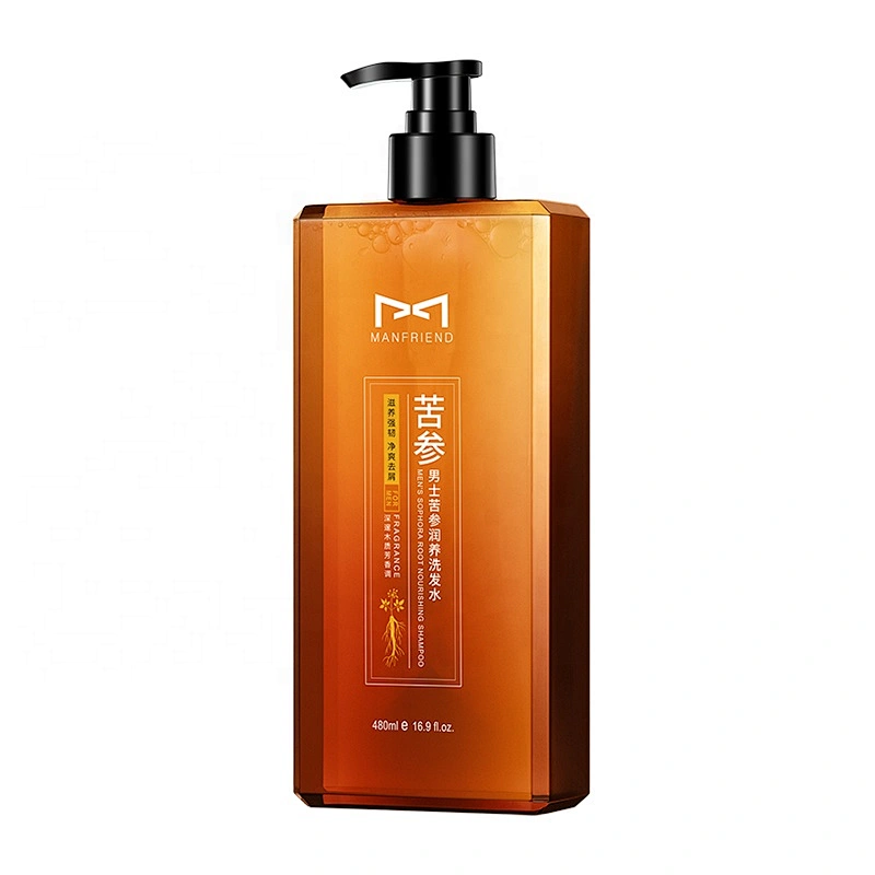 480ml Competitive Price Refreshing Anti Itching Hair Grow Ginseng Shampoo For Men