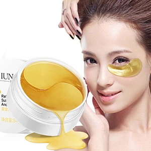 Private Label Anti Wrinkle Dark Circle Remover Collagen Eye Gel Patches Gold Under Eye Patch