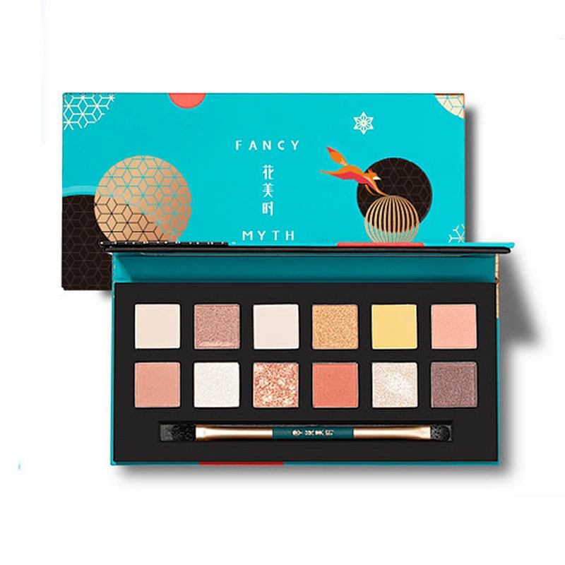 OEM Custom Makeup Eyeshadow Private Label Matte Glitter 12 Colors Eye Shadow Palette