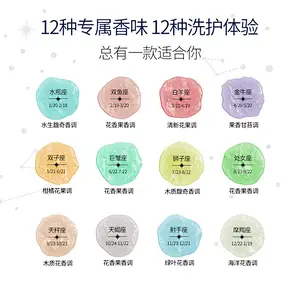 OEM ODM Private Label Lady 12 Constellations Gift Set Skin Whitening Body Wash Shower Gel