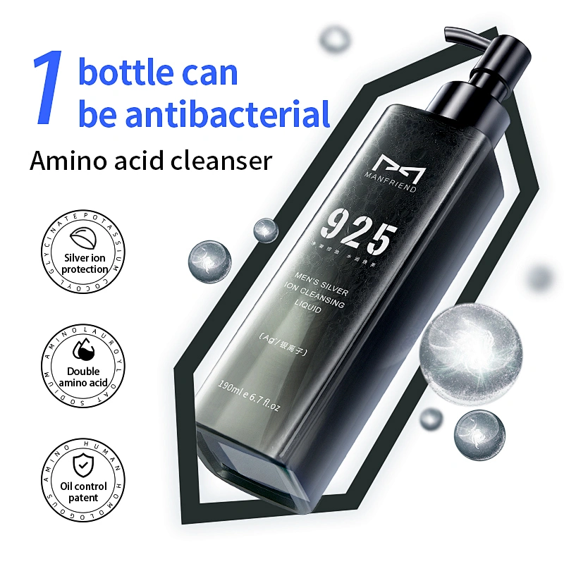 Deep Cleansing Gentle Organic Private Label Anti Acne Facial Wash Face Cleanser Liquid