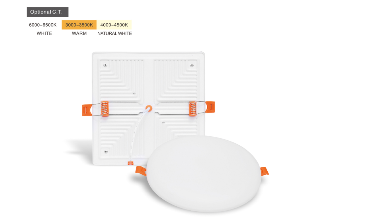 Frameless Round Led Panel Light
