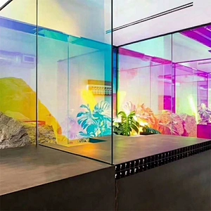 Rainbow building glass window film