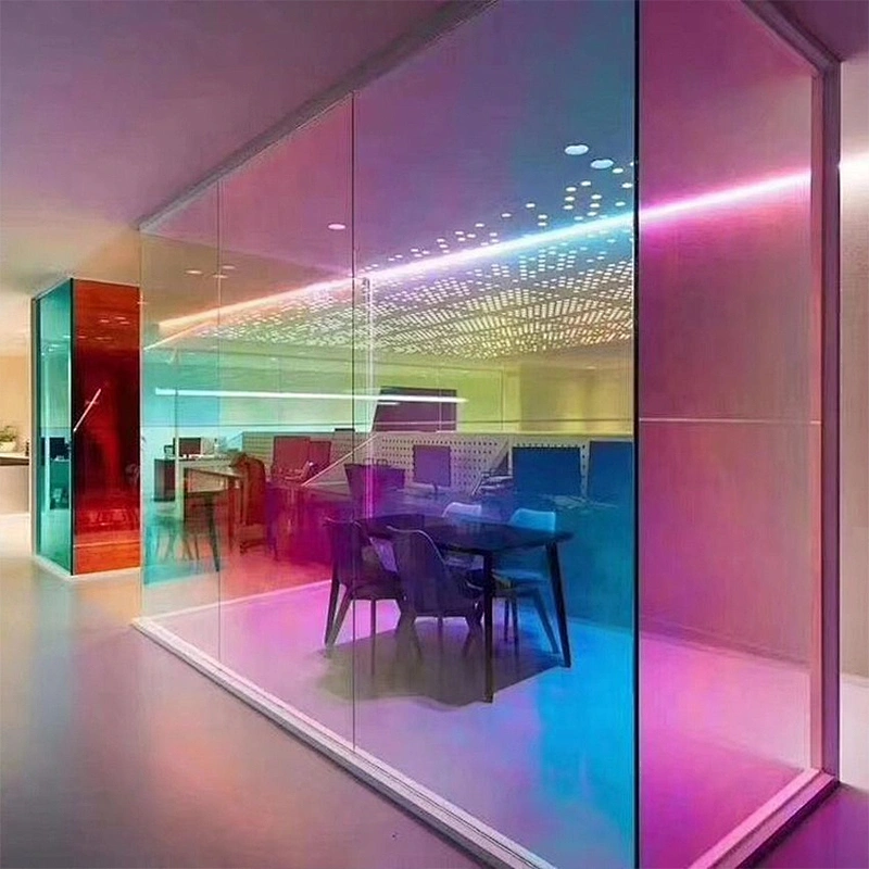 Rainbow building glass window film