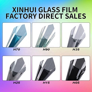 2 plyer magnetron high heat insulation solar film