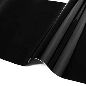 Gloss black paint protection film