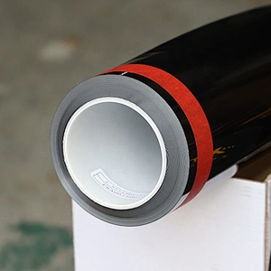 Gloss black paint protection film