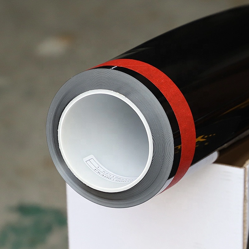 Gloss black paint protection film