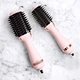 2021 New Pink Electric One step Hair Dryer and Volumizer Styler Hot Air Brush 3 in 1 Blow Dryer Comb Hair Dryer Brush