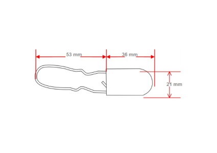 plastic padlock seal, padlock, plastic seal, security seal