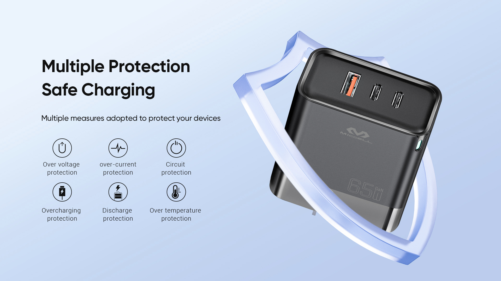Multiple Protection Safe Charging