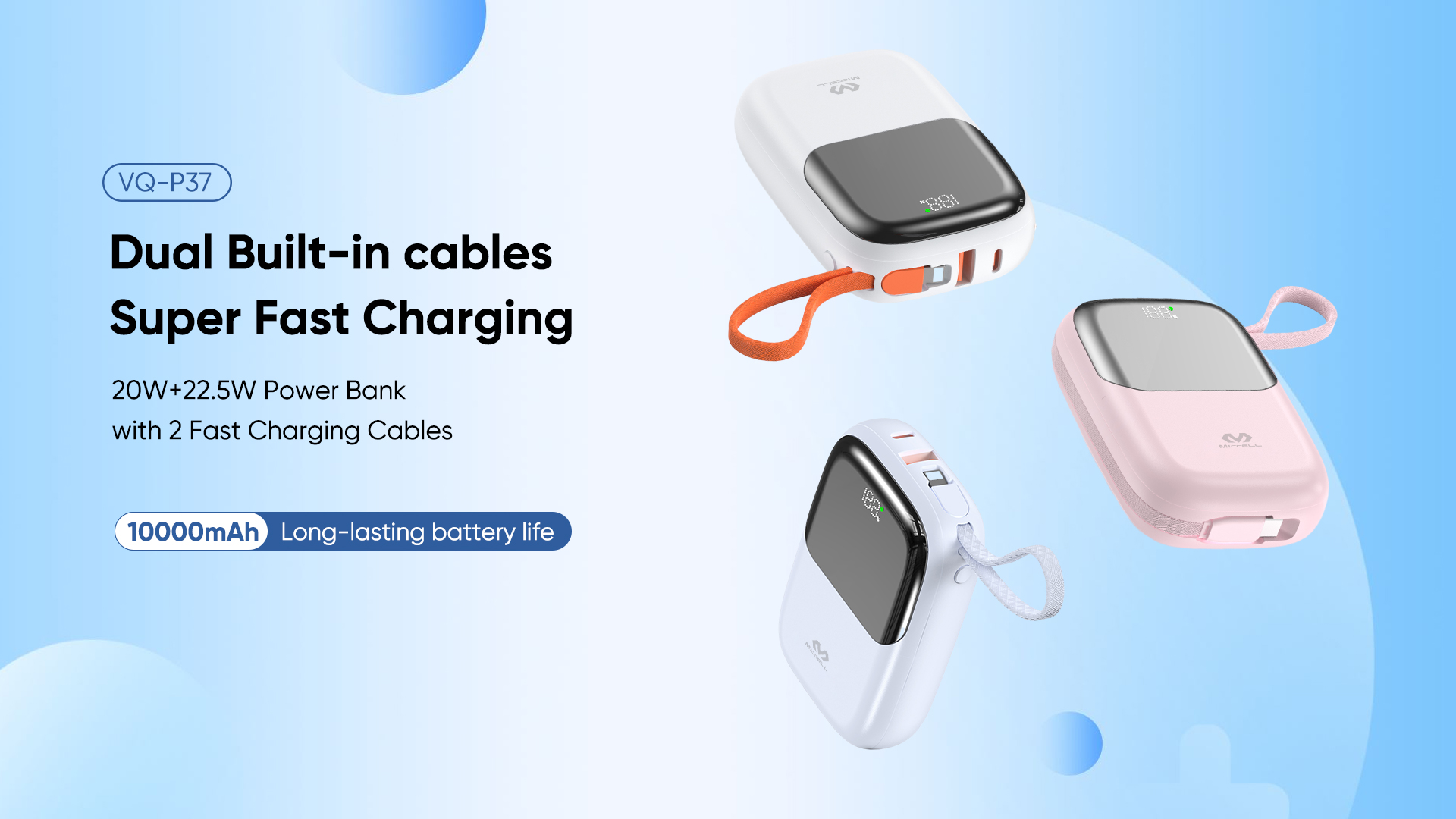 american mobile power with built-in cables