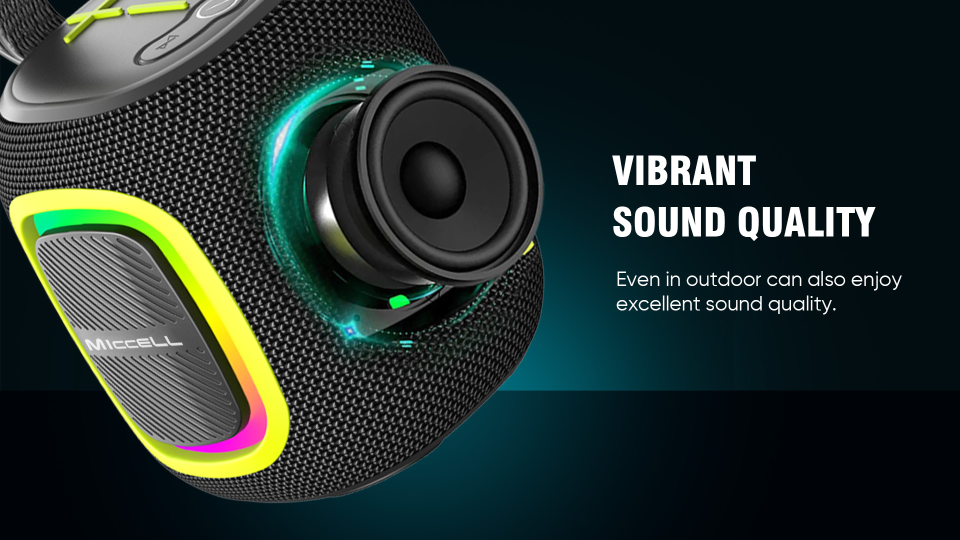 vibrant sound quality pocket speaker