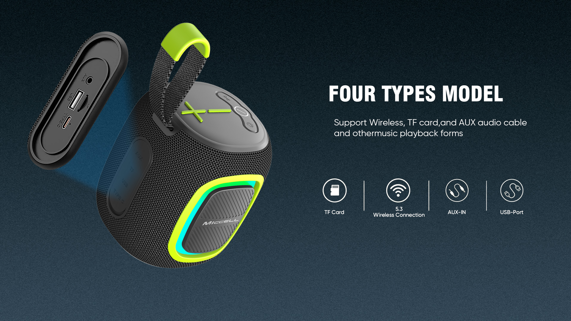 Bluetooth 5.3 wireless speaker