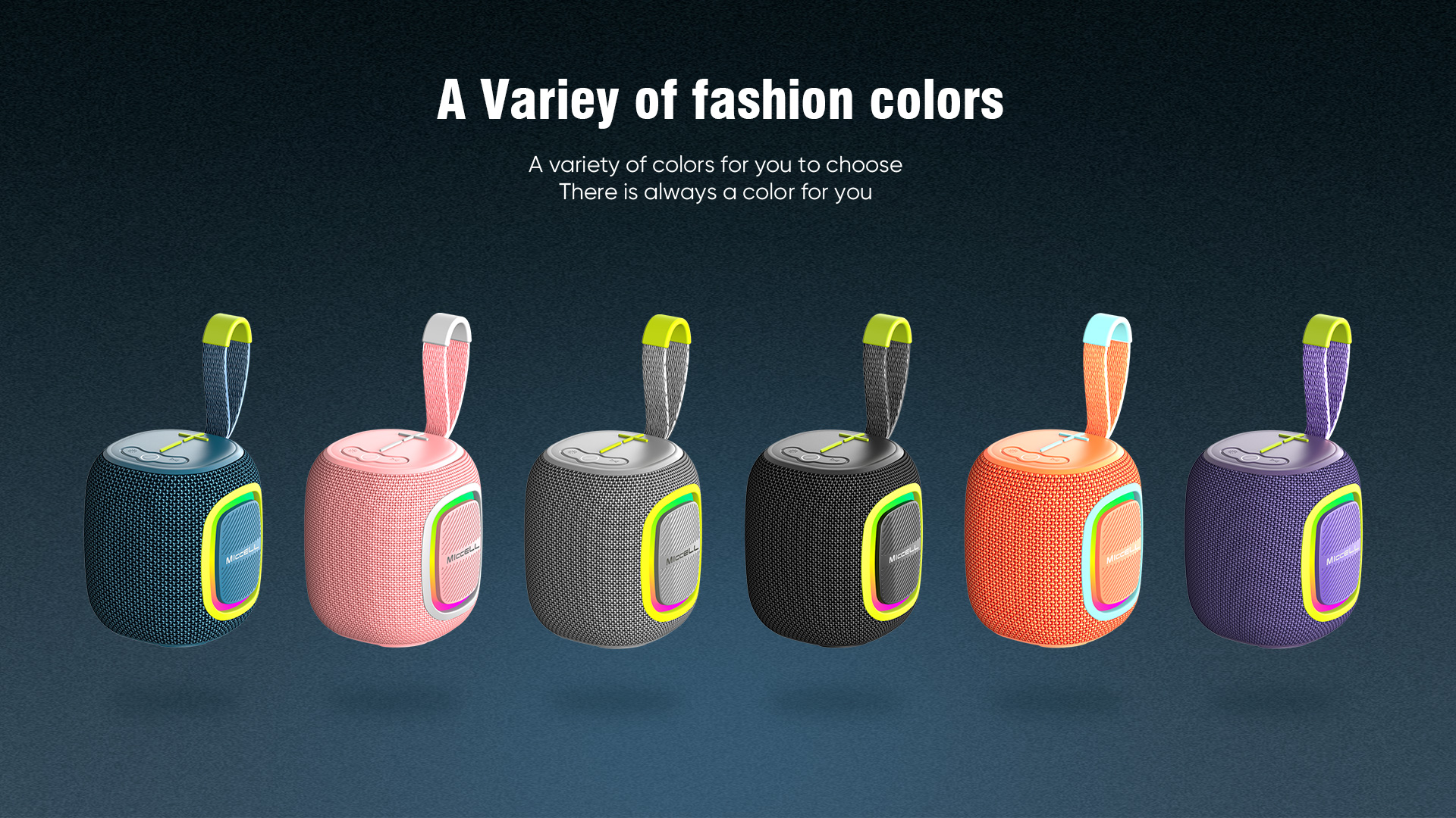 fashionable portable speakers