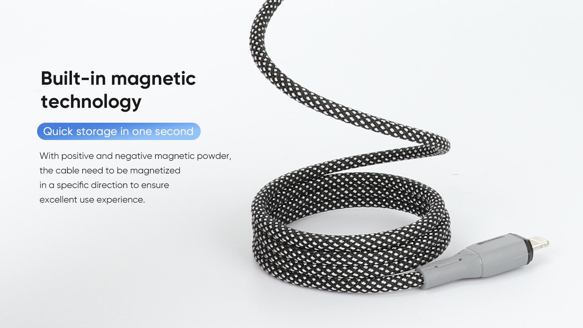 Innovative magnetic data cable