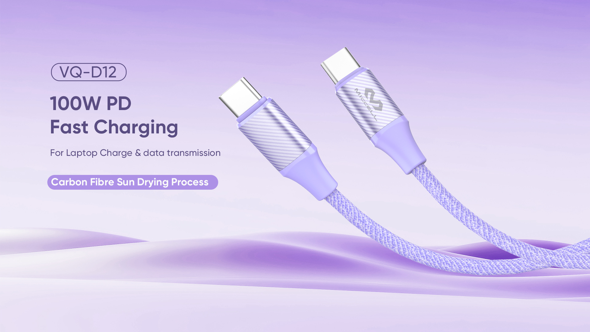 PD100W fast charging USB C cable
