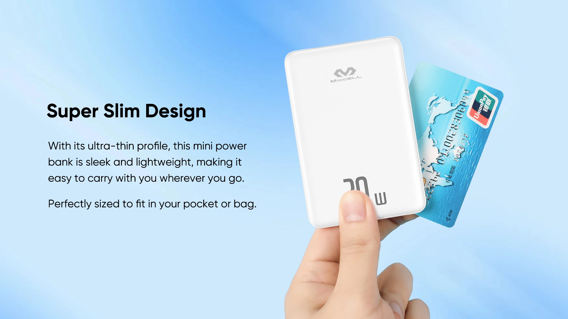 PD20W Fast Charging Mobile Power Bank