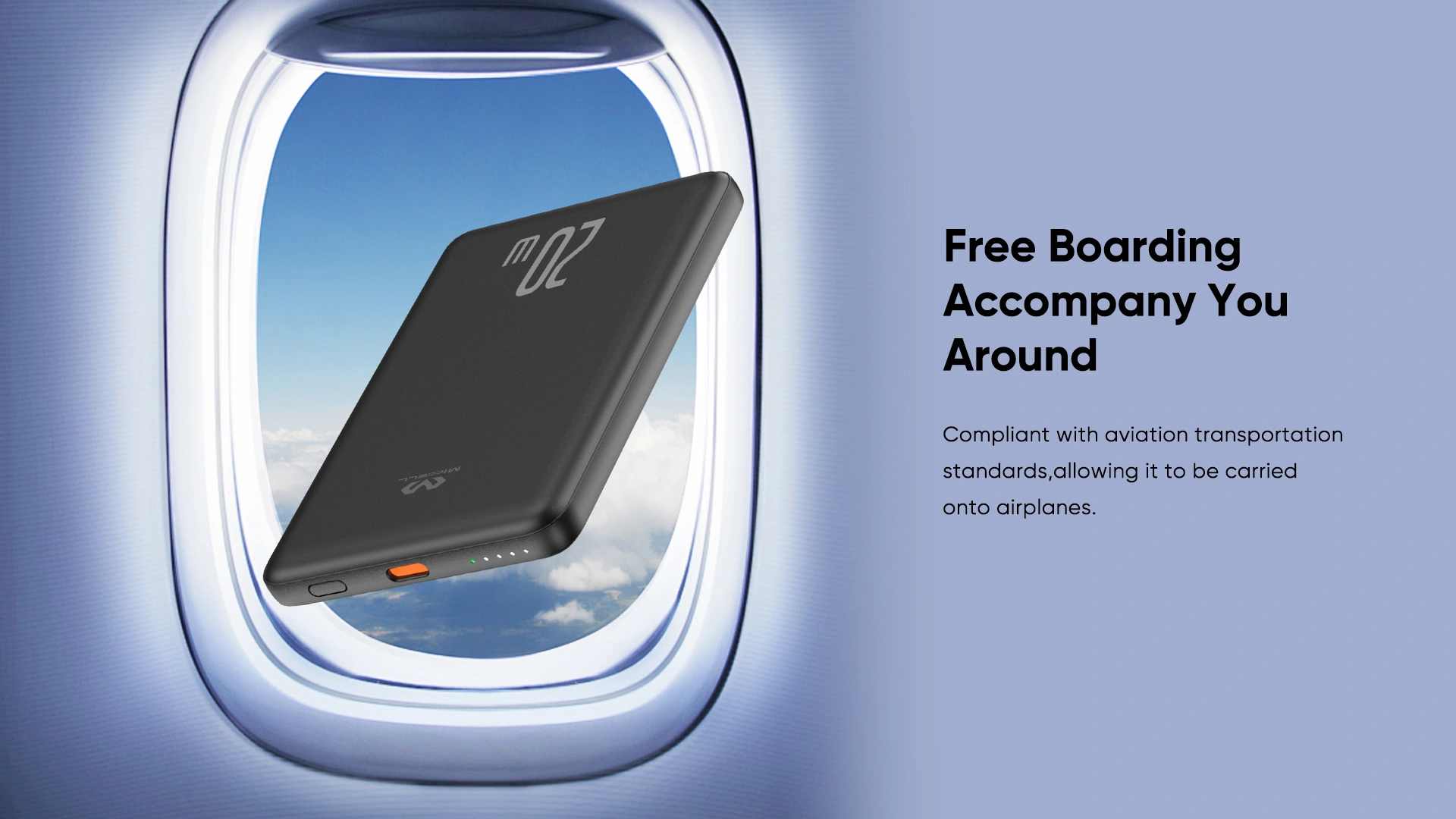 Lightweight portable mobile power supply
