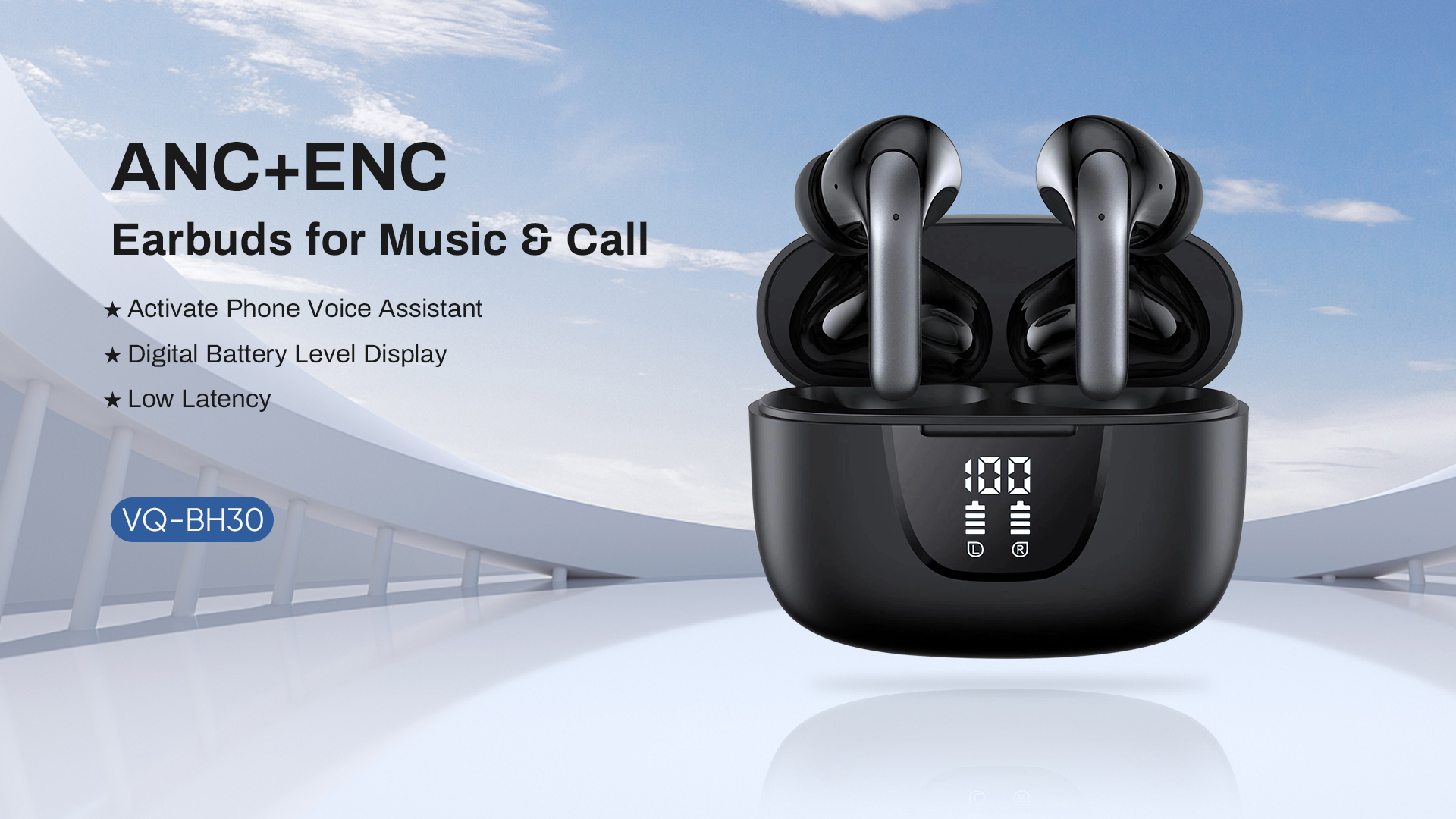 high-end noise-cancelling TWS earphone