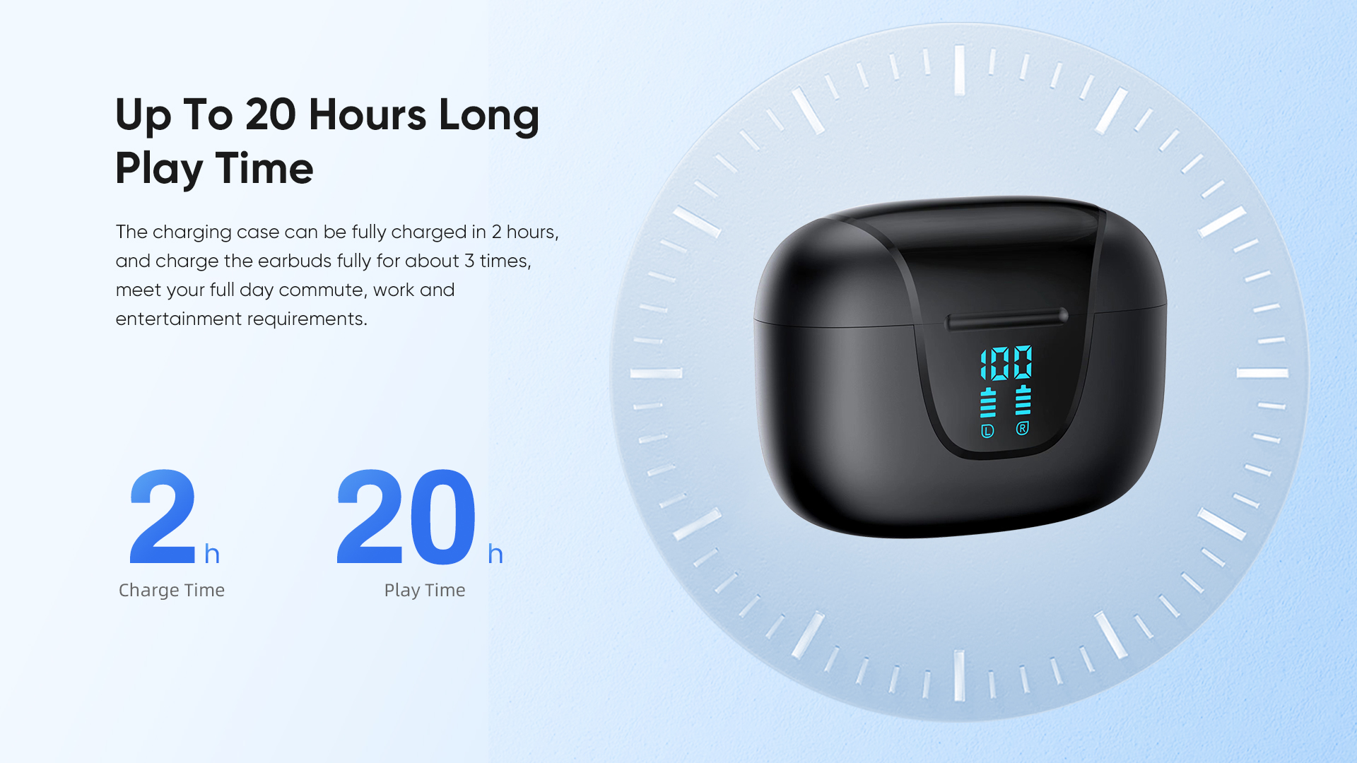 Enjoy continuous music with latest bluetooth headphone