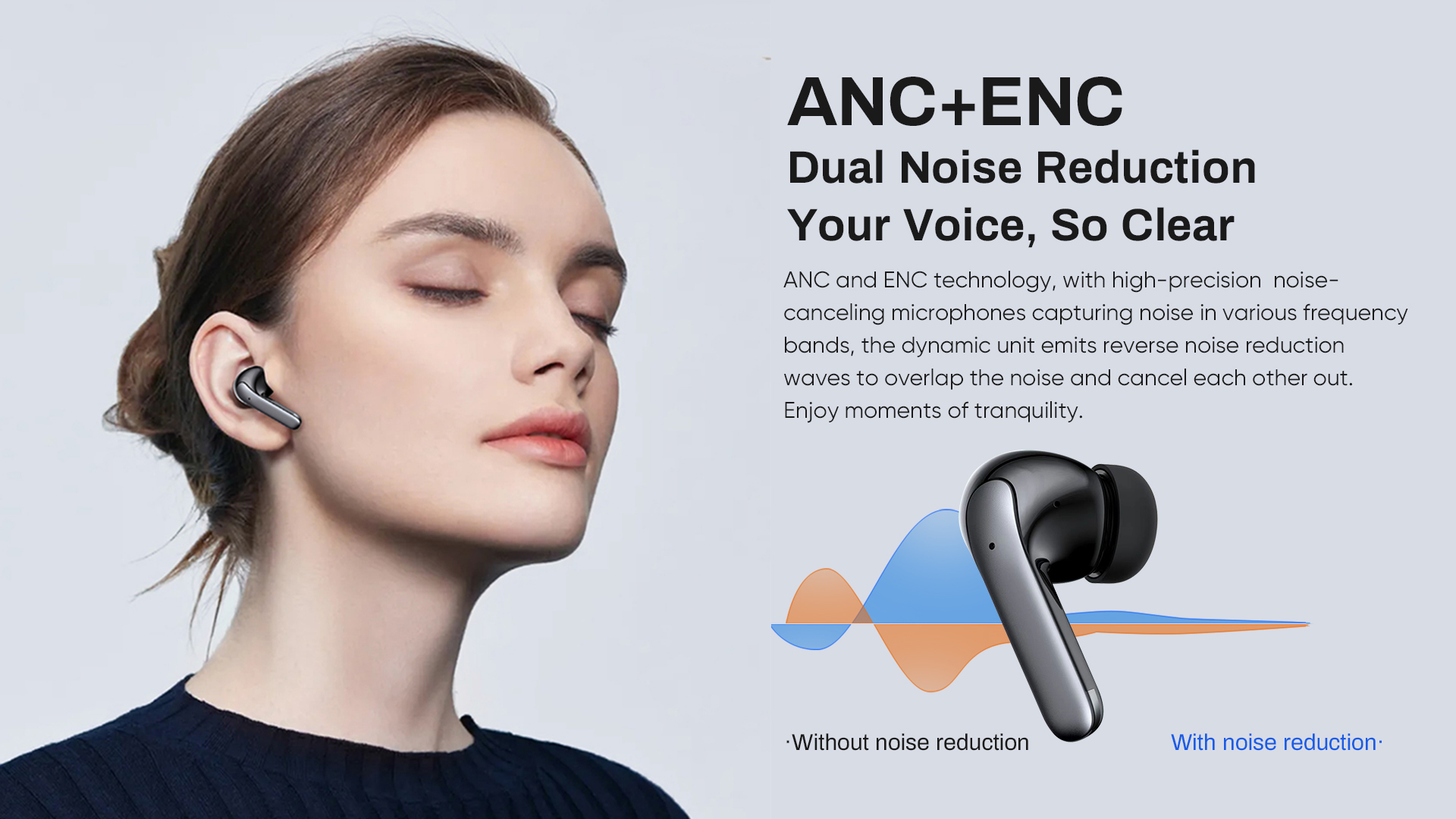True Wireless Stereo TWS earphones