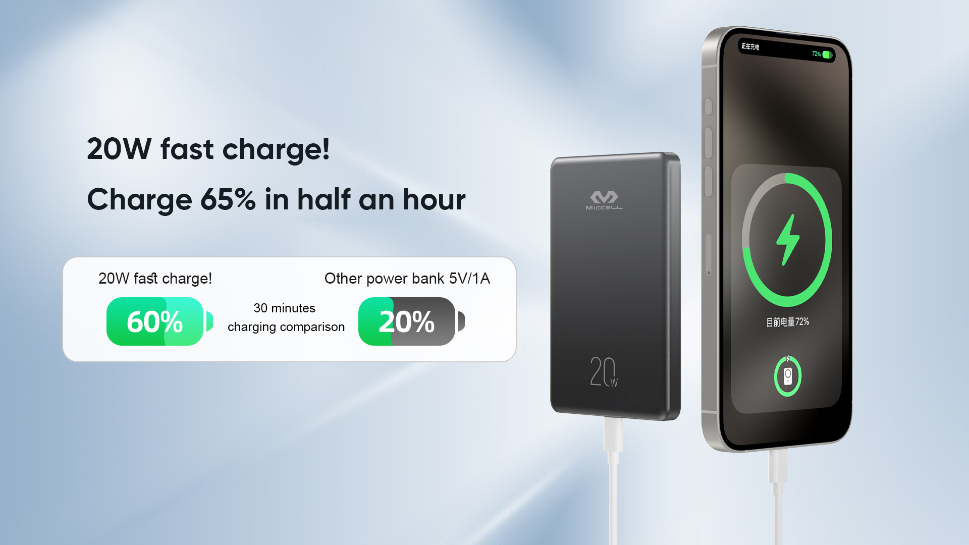 wireless charging power bank