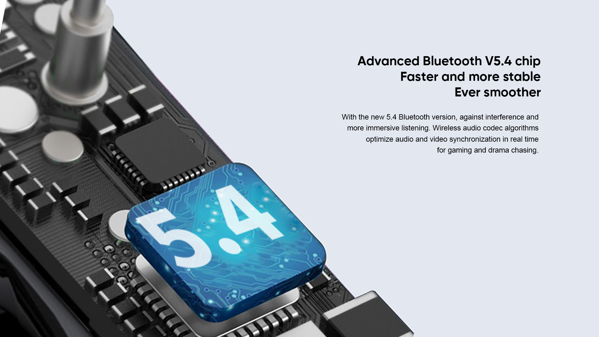 Bluetooth 5.4 wireless earbuds