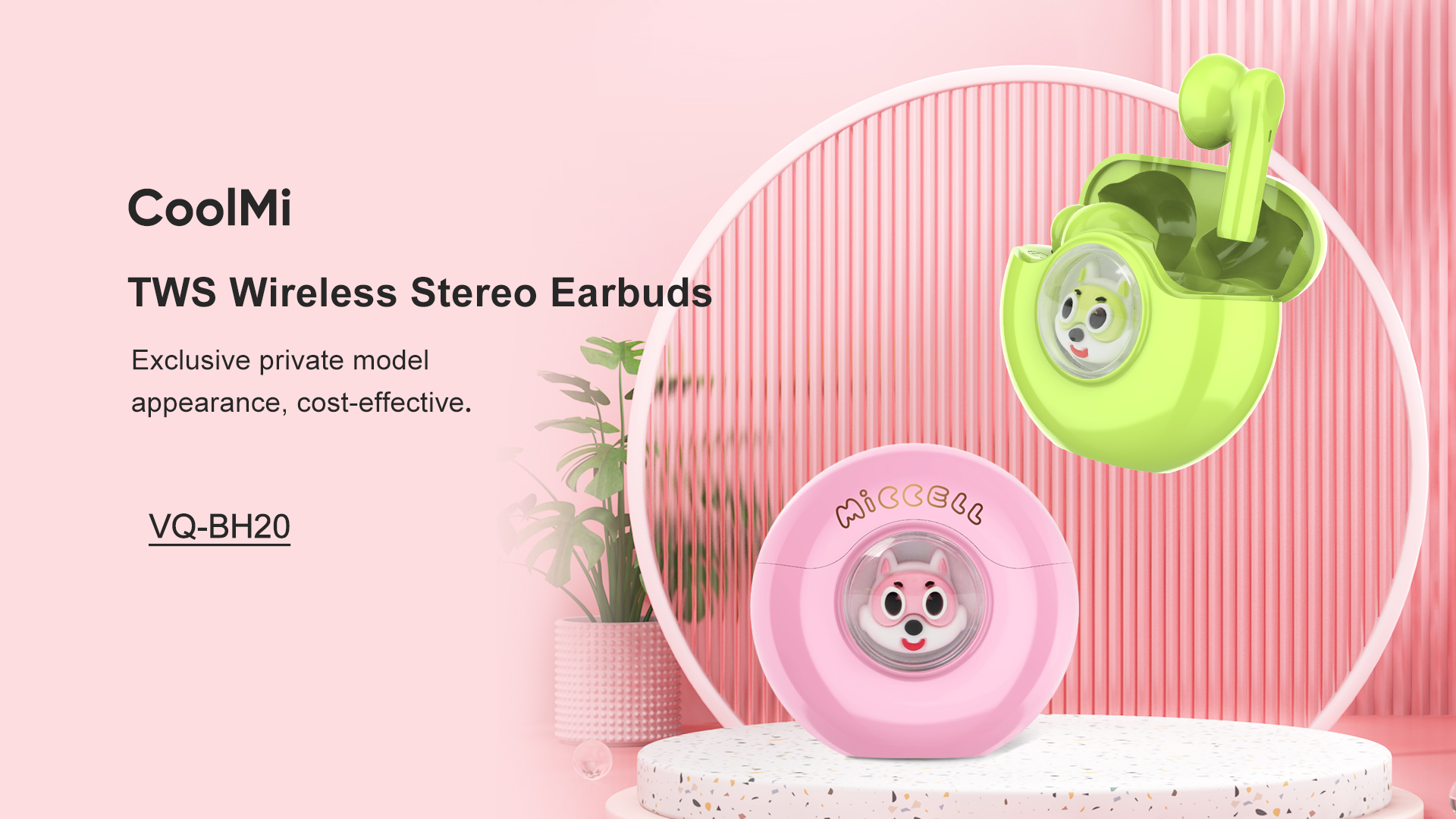 Cartoon wireless earphones good