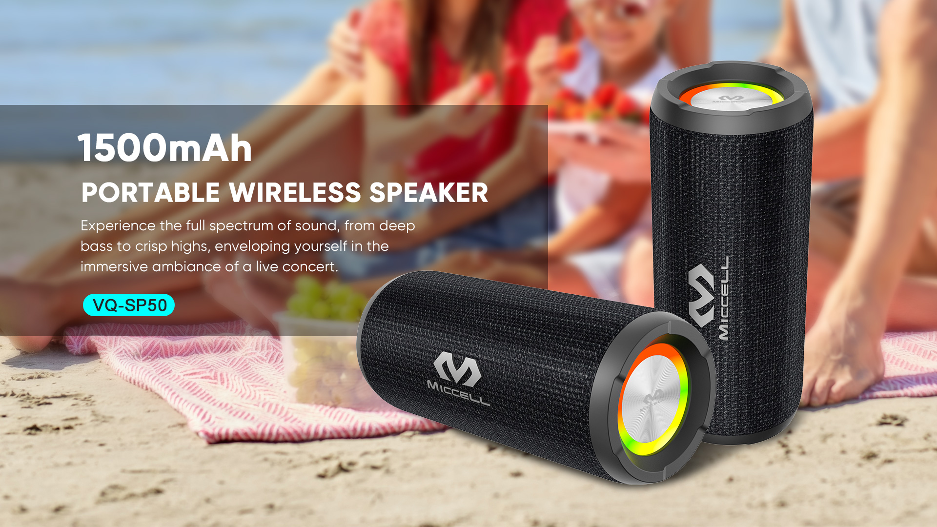 portable bluetooth wireless speaker