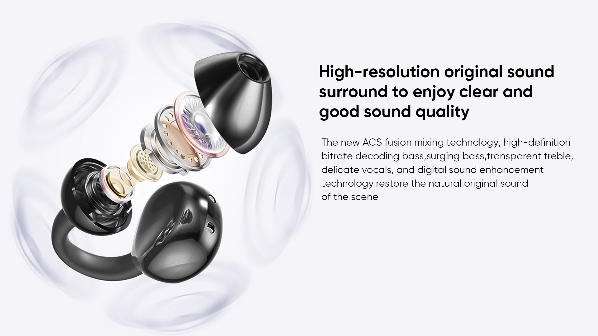 open ear clip earbuds for workout