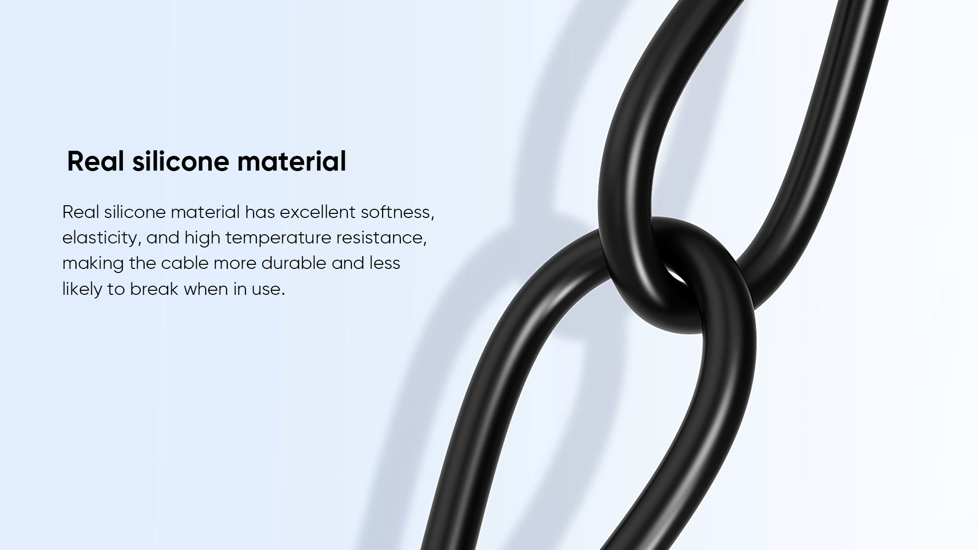 Silicone USB cable