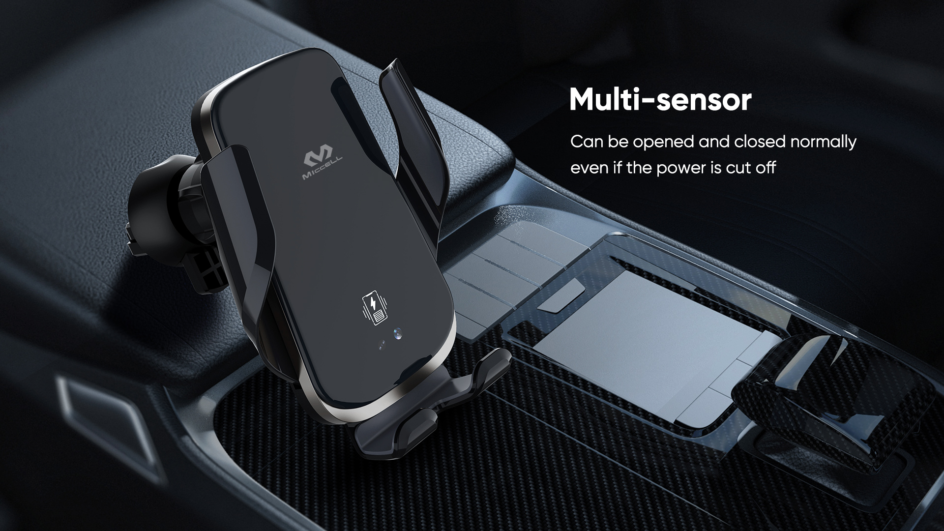 15W Wireless Charging Magnetic Car Mount