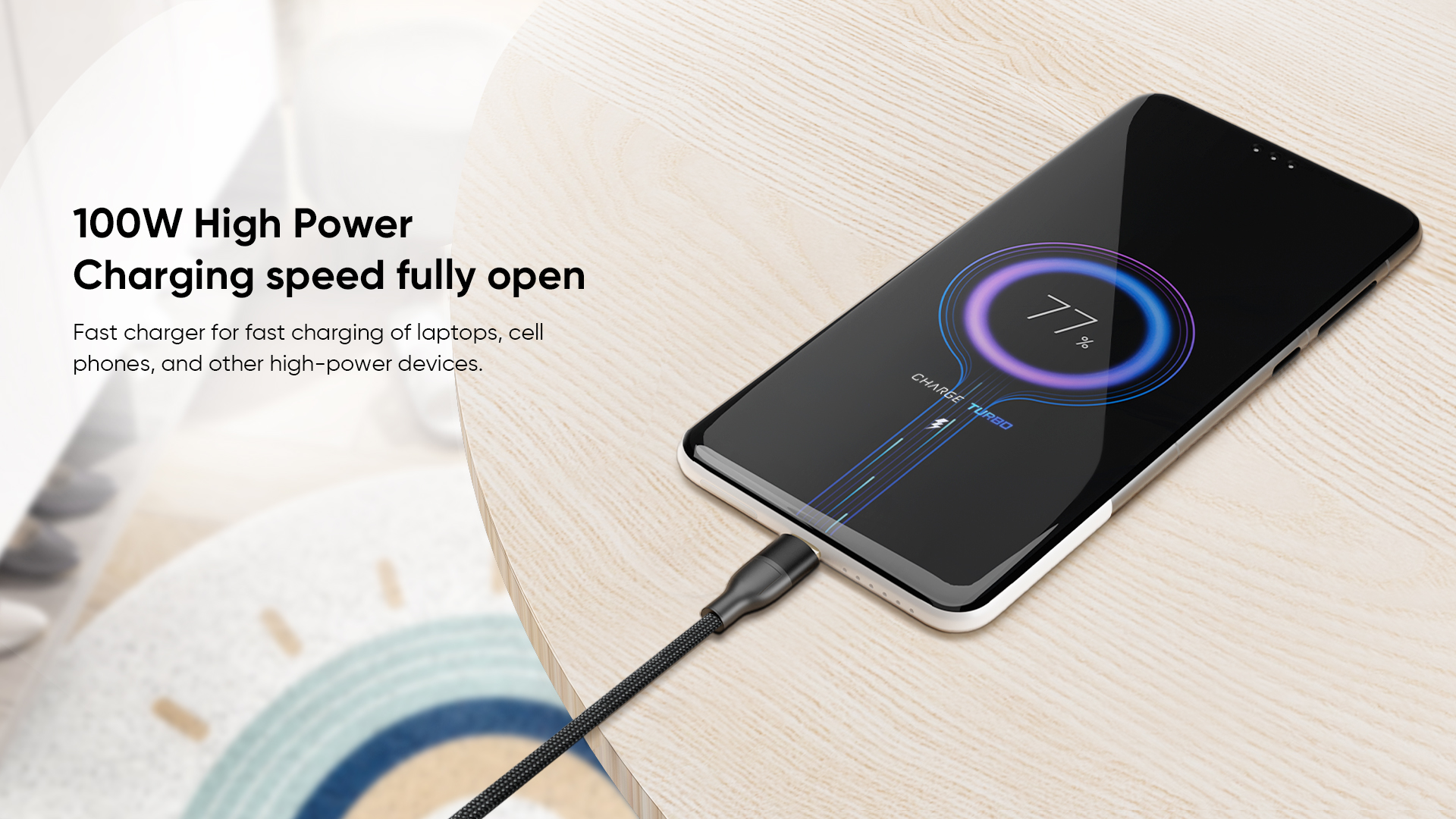 100W usb cables