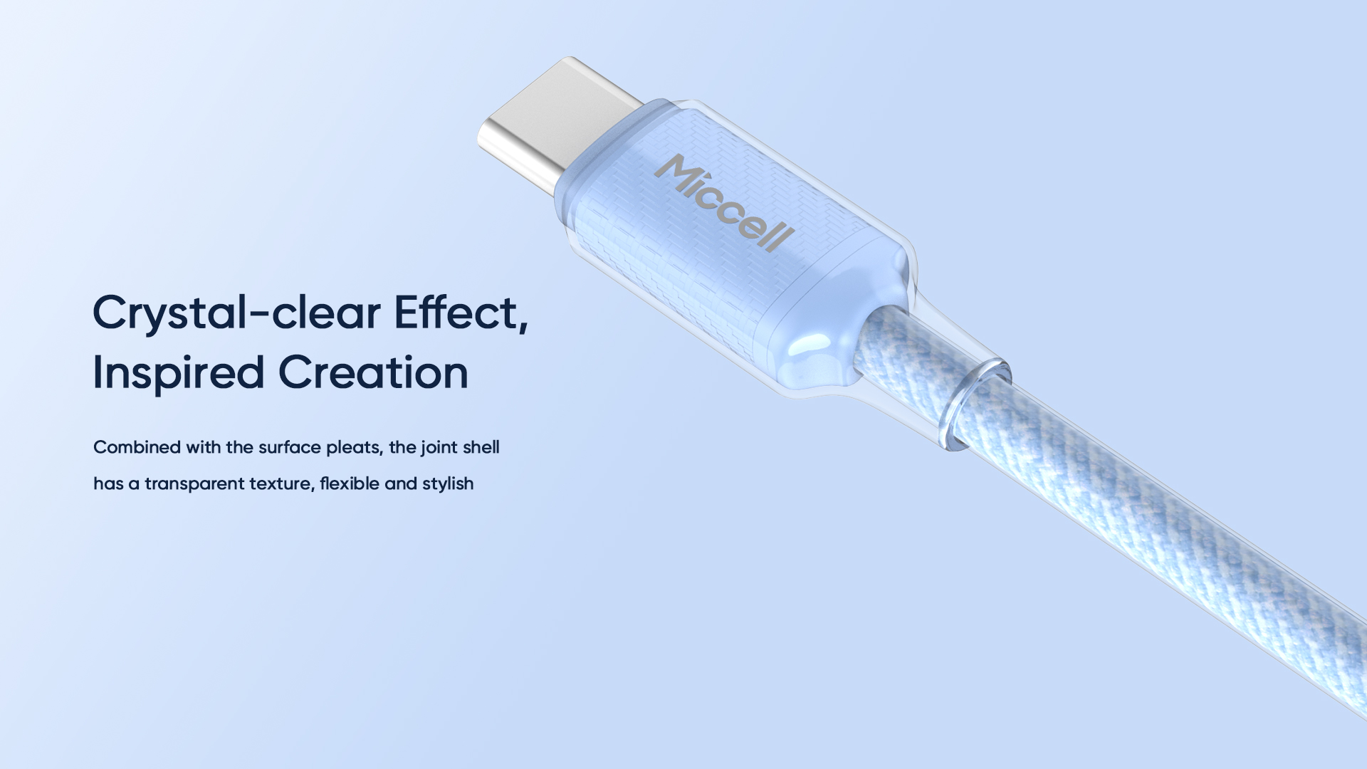Transparent PVC USB Charging Cable