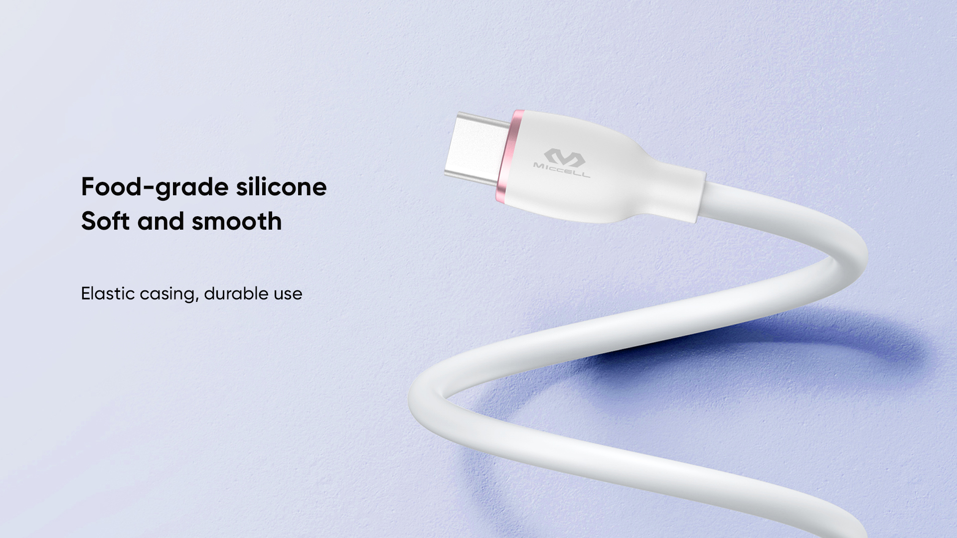 Silicone fast charging cable