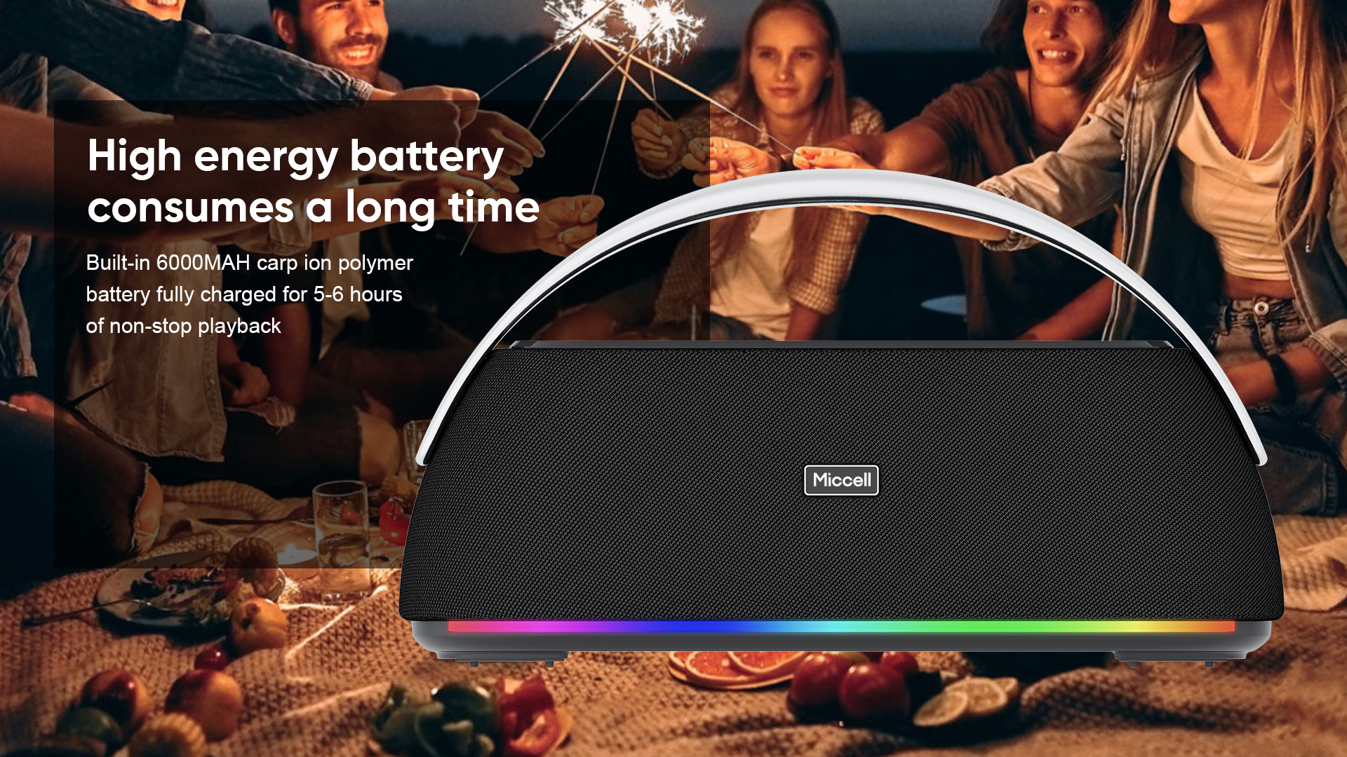 large bluetooth party speaker