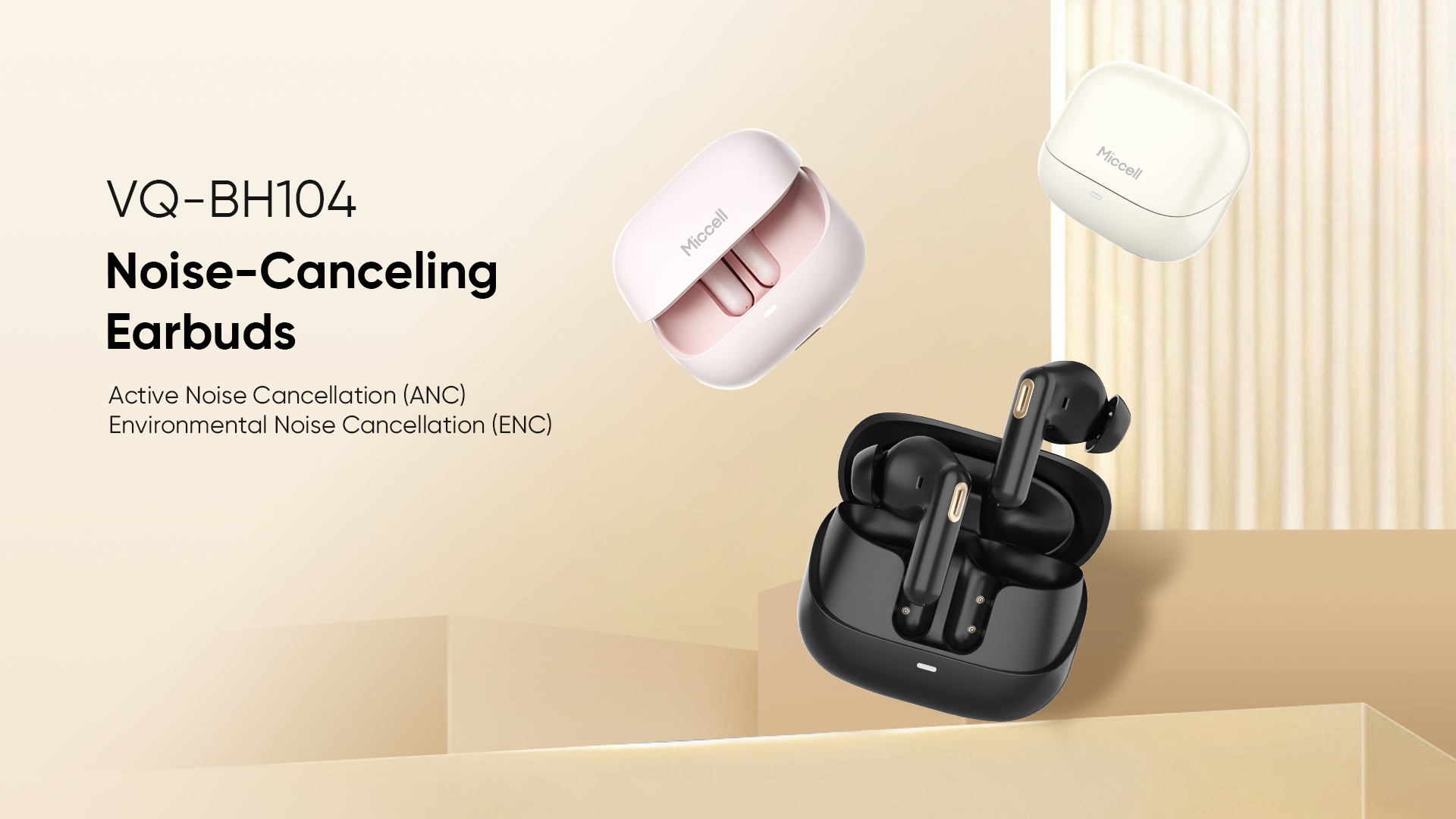 wireless noise cancelling earbuds