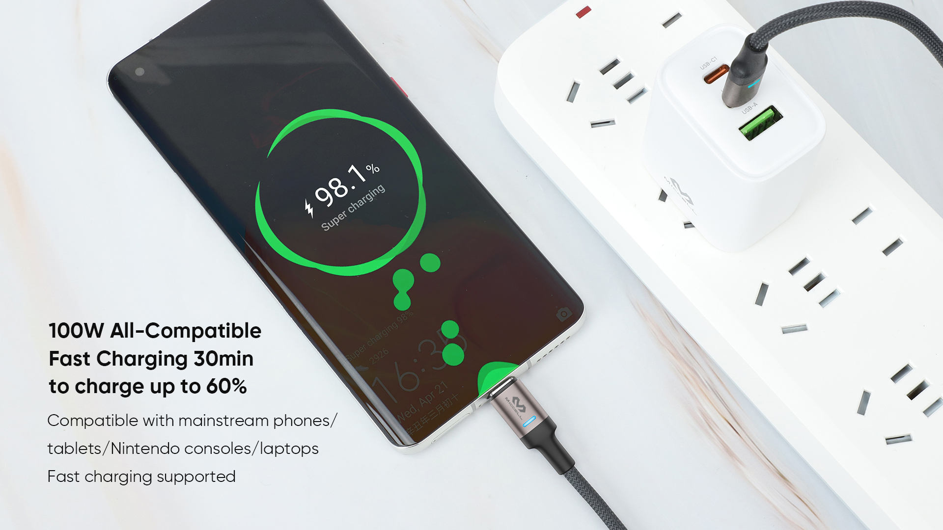 usb a to c charger cable