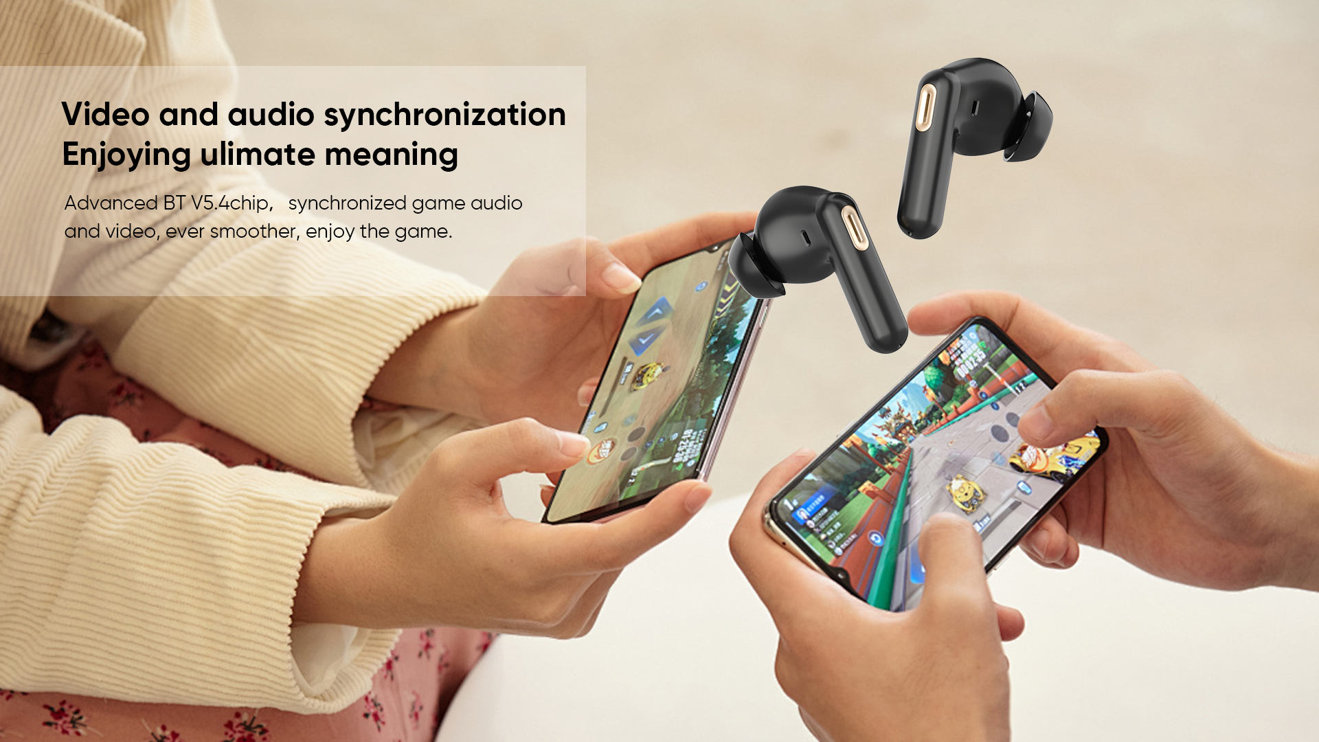 wireless Bluetooth earphones