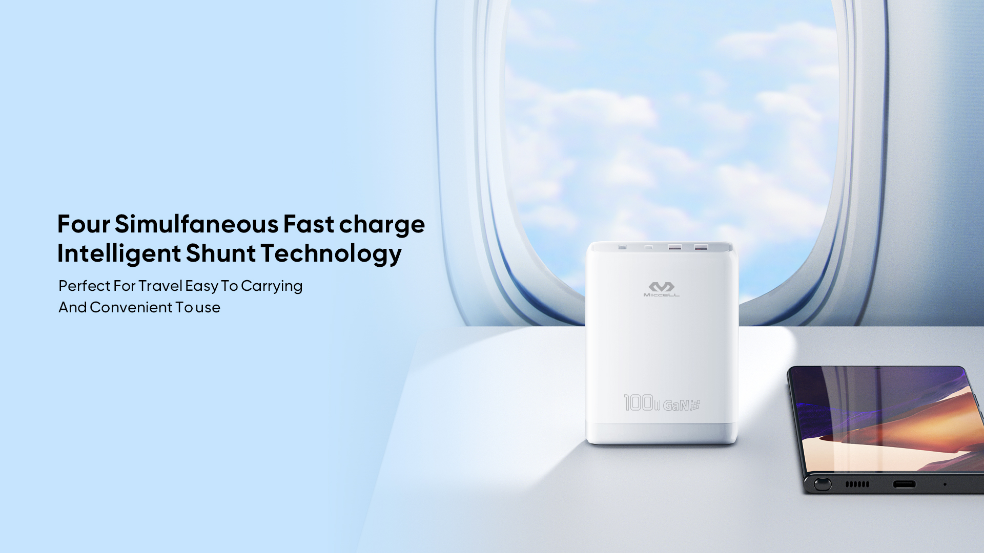 100W travel charger