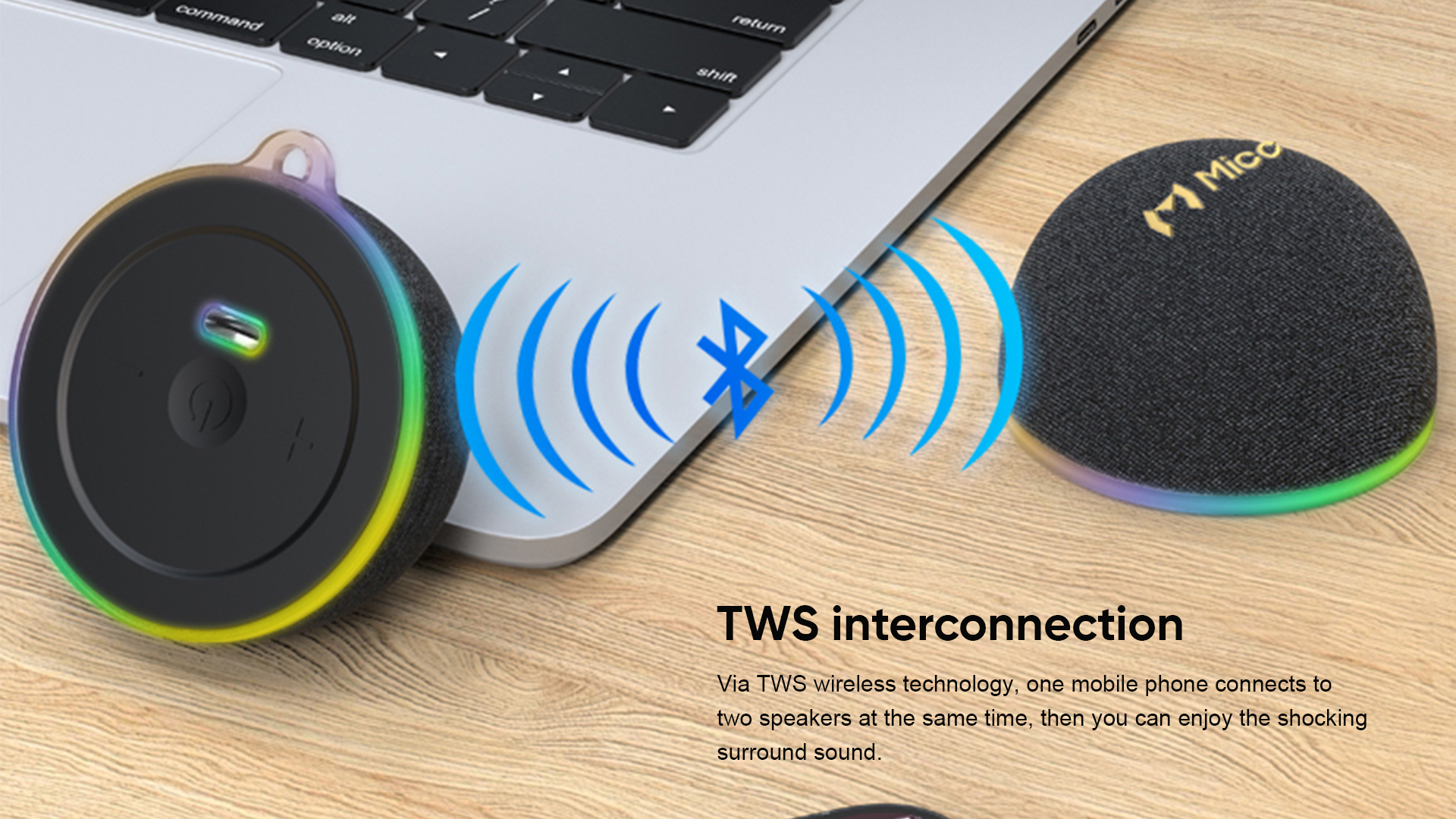 Wireless Magnetic Bluetooth Speaker