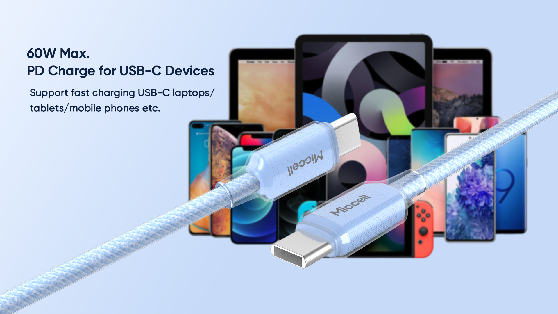 60w usb-c charge cable