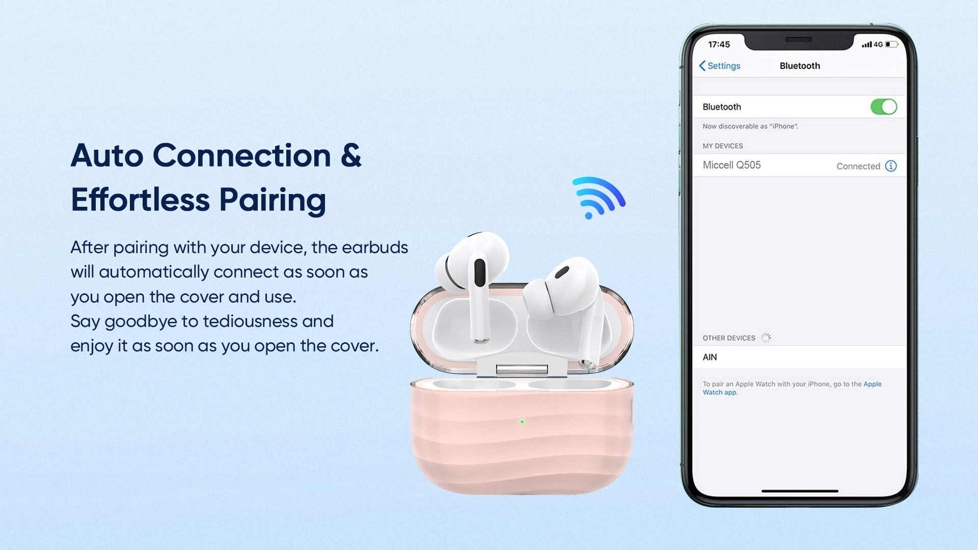 Dual-color wireless earbud
