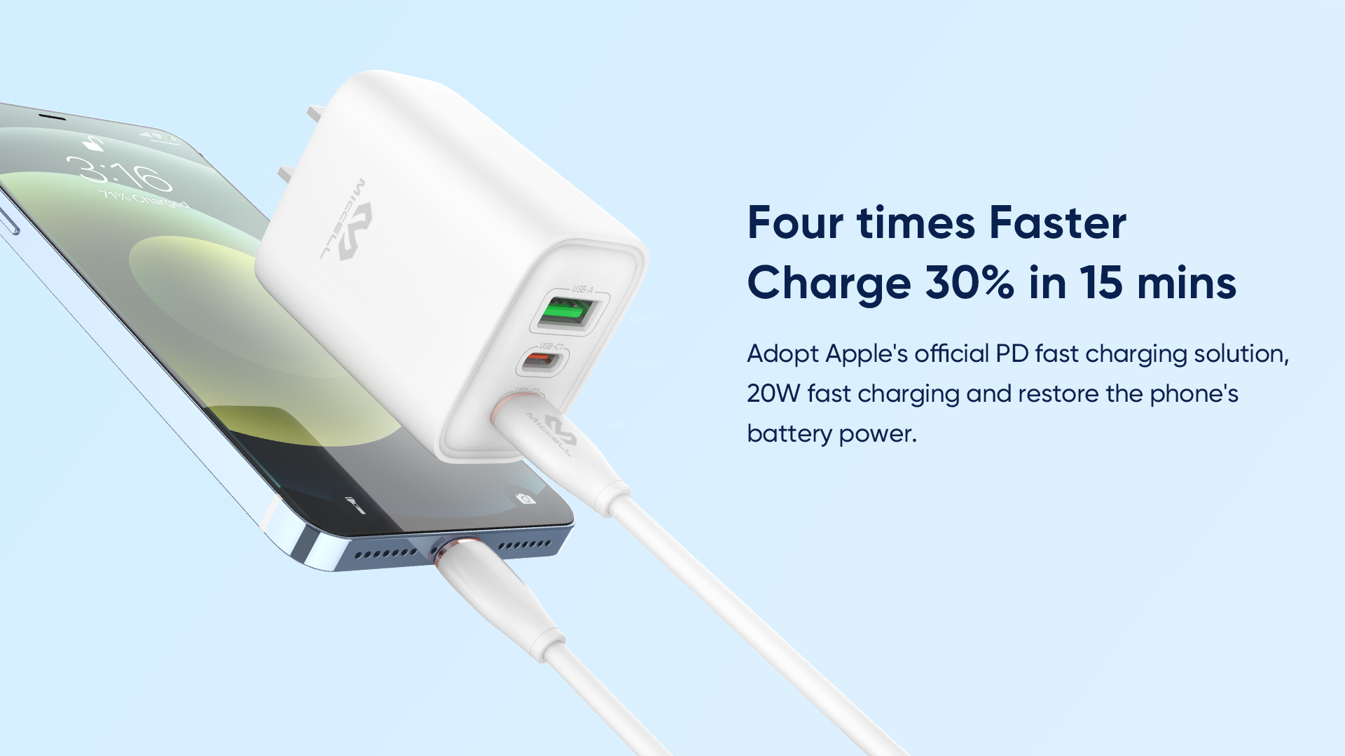 fast iphone pd charger