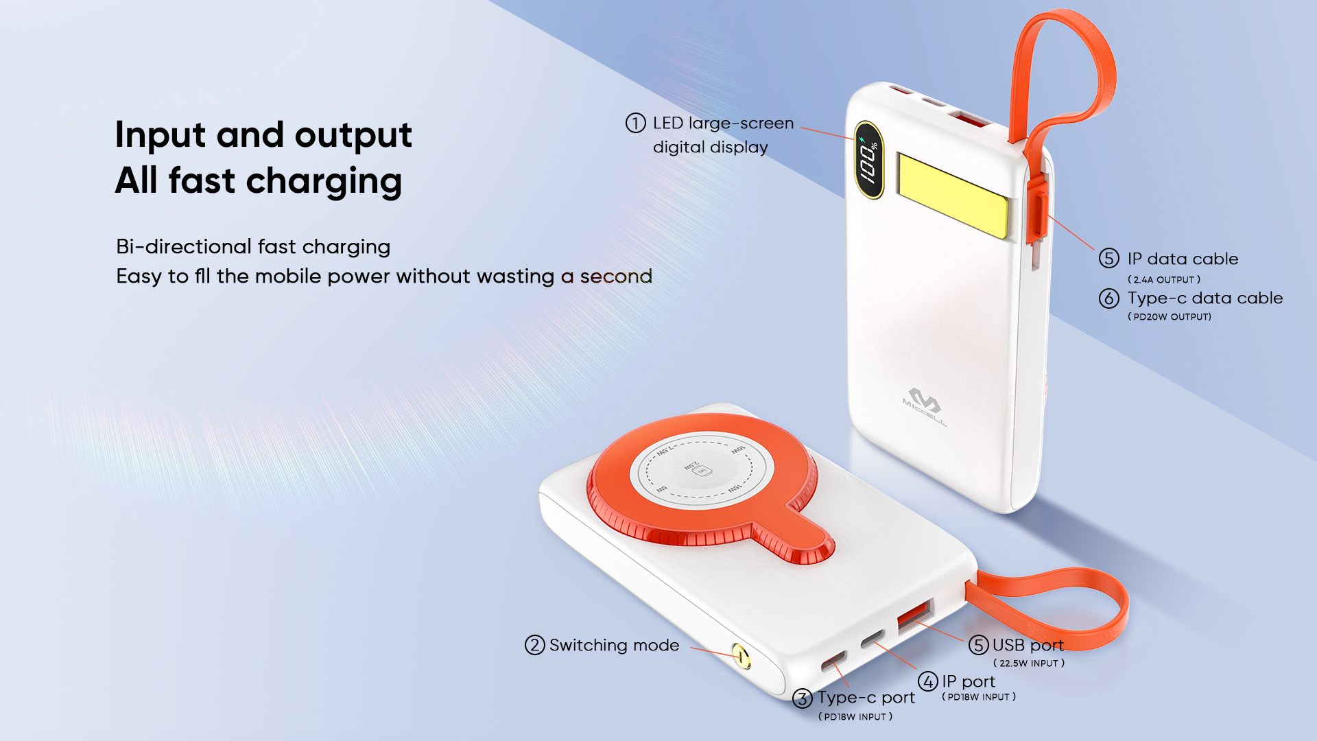 magnetic wireless power bank