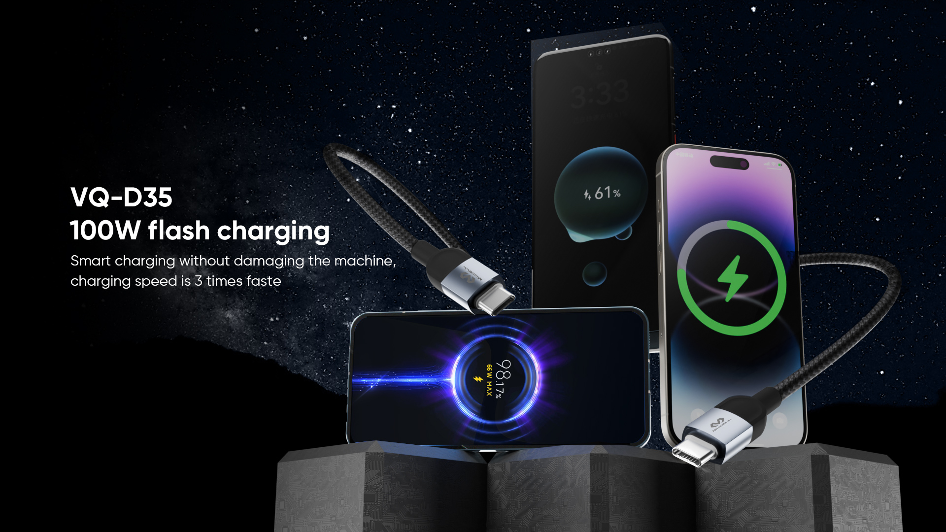 usb-c charging cable 100w
