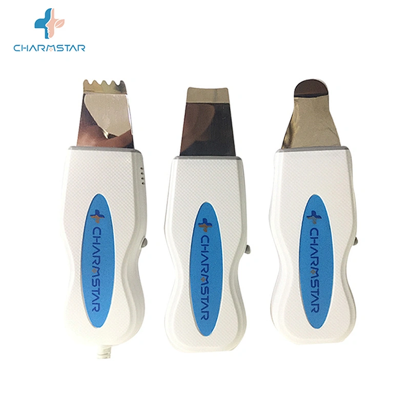 Microcurrent 3 in 1ultrasonic skin scrubber facial machine