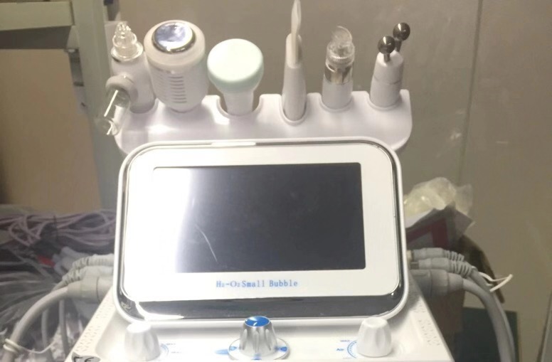7 in 1 galvanic oxigen hydra water dermabrasion facial beauty instrument machine